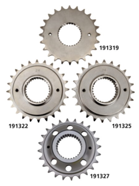 GENUINE ZODIAC CHAIN SPROCKETS FOR 6-SPEED TWIN CAM AND MILWAUKEE EIGHT